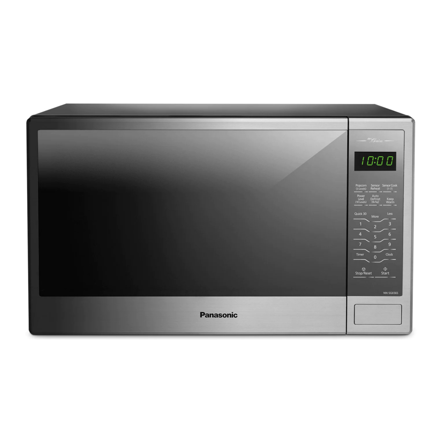 Panasonic NN-SG636S; NN-SG656S; NN-SG676B; NN-SG676W - Microwave Oven Manual