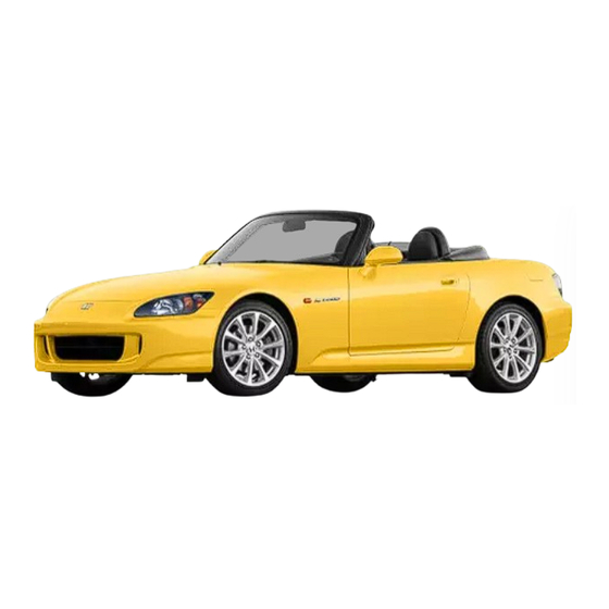 Honda 2006 S2000 Owner's Manual