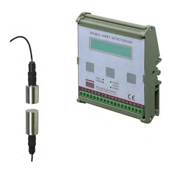 Roland Double Sheet Detector I100 Manuals