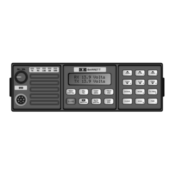 Barrett 900 Series Programming Software Manual