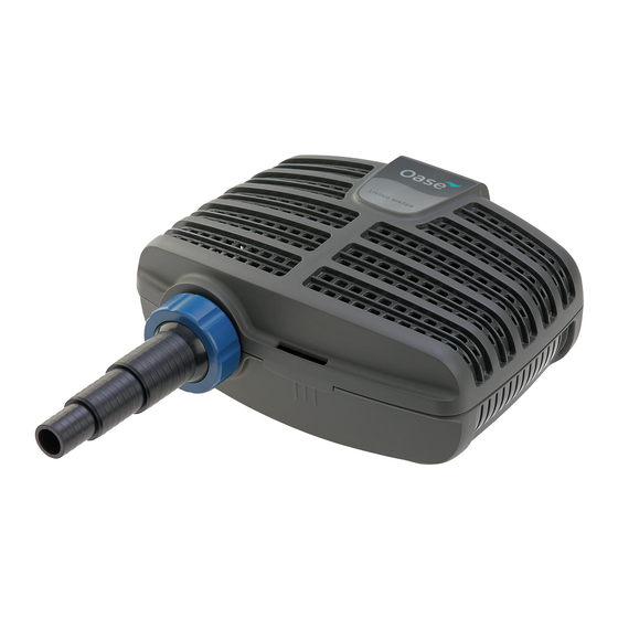 Oase AquaMax Eco Classic 2500 Operating Instructions Manual
