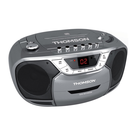 THOMSON RK110CD Manual