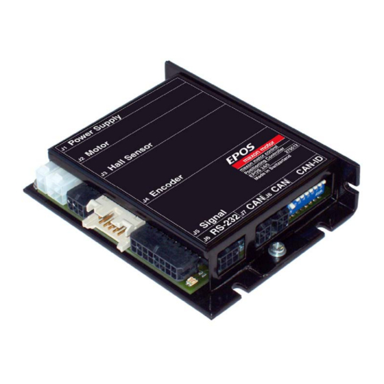 maxon motor EPOS 24/5 Getting Started