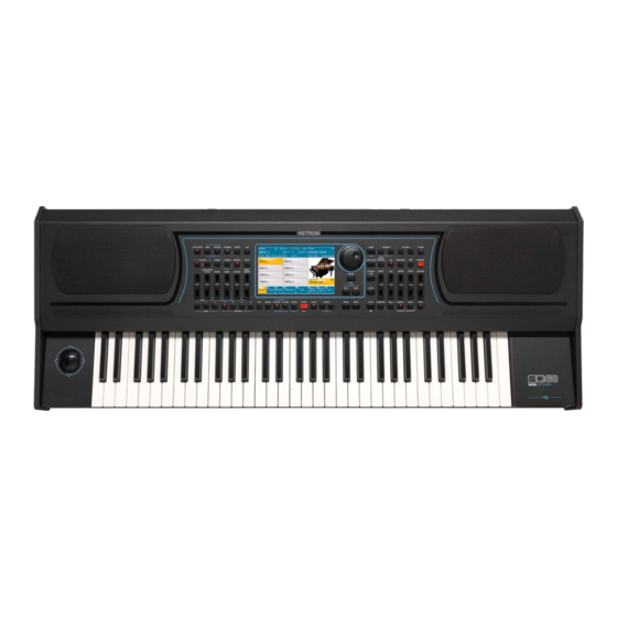 KETRON SD60 PRO Manual