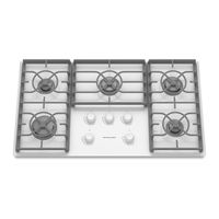 KitchenAid SCS3617RQ - 36 Inch Sealed Burner Gas Cooktop Installation Instructions Manual
