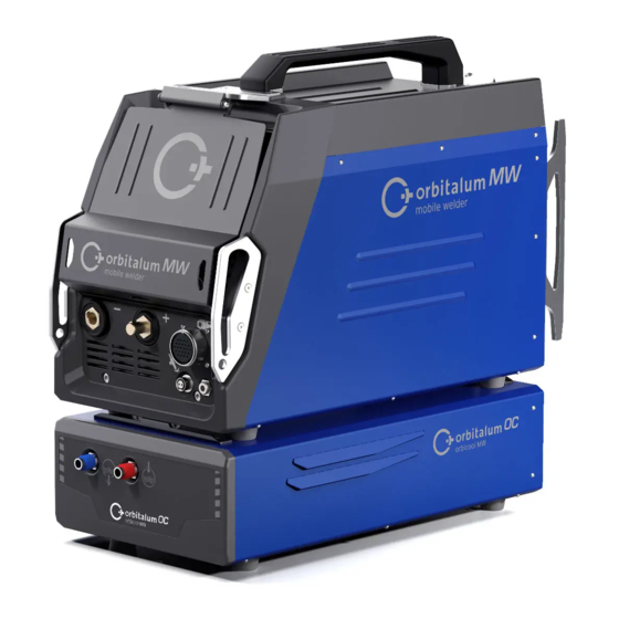 Orbitalum MOBILE WELDER OC PLUS Operating Instructions Manual