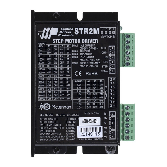 Applied Motion Products STR2M Hardware Manual