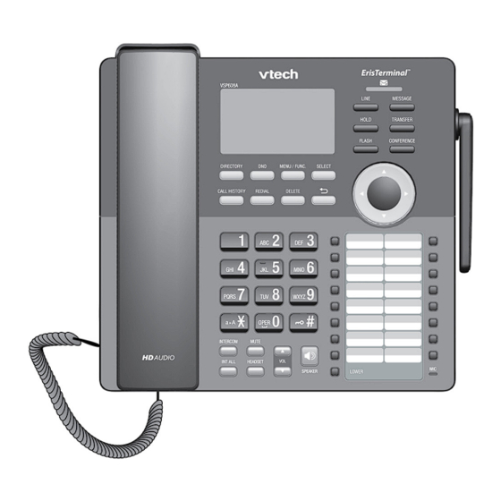VTech ErisTerminal VSP608A Quick Start Manual