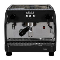 Gaggia Ruby User Manual