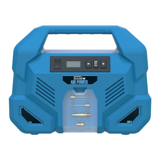 GÜDE Airpower Dual Drive Operating Instructions Manual
