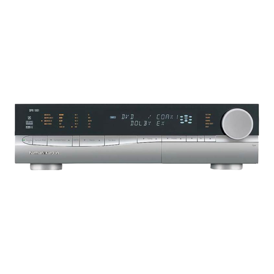 Harman Kardon DPR 1001 Service Manual