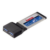 Hama USB 3.0 Express Card Operating Instructions Manual