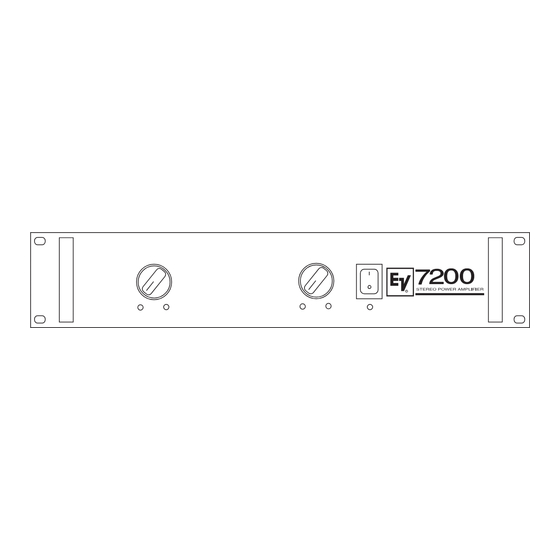 Electro-Voice 7200 Brochure & Specs