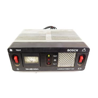 Bosch ML1208E Battery Charger Manuals