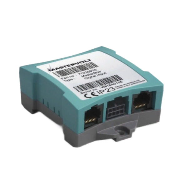 Mastervolt Digital Input Installation Manual