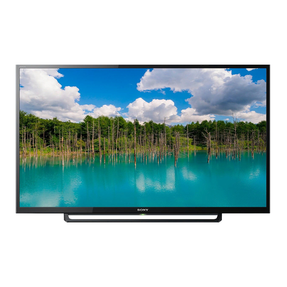 Sony BRAVIA KDL-40R357F Operating Instructions Manual