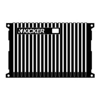 Kicker XS50 User Manual