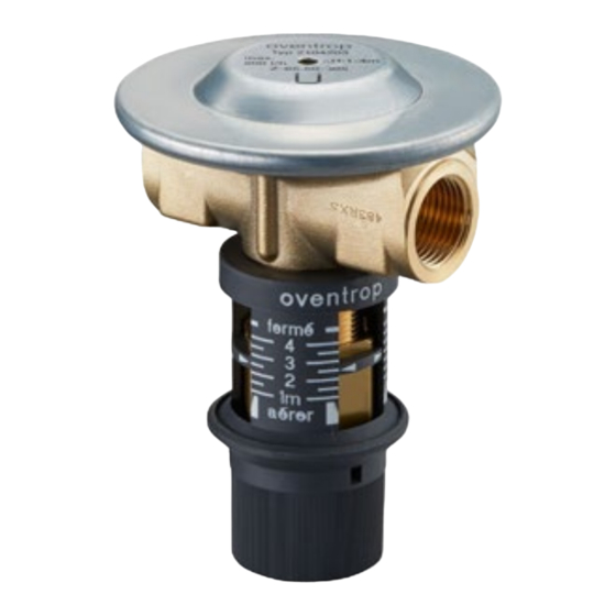 oventrop Oilstop V Operating Instructions Manual