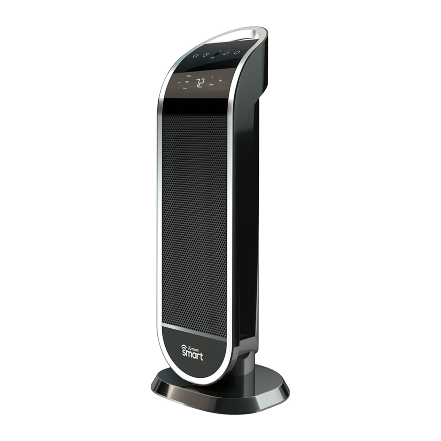 Atomi smart WiFi Ceramic Tower Heater Quick Start Guide