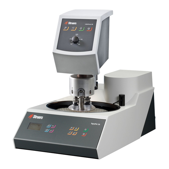 Struers LaboForce-50 Laboratory Equipment Manuals