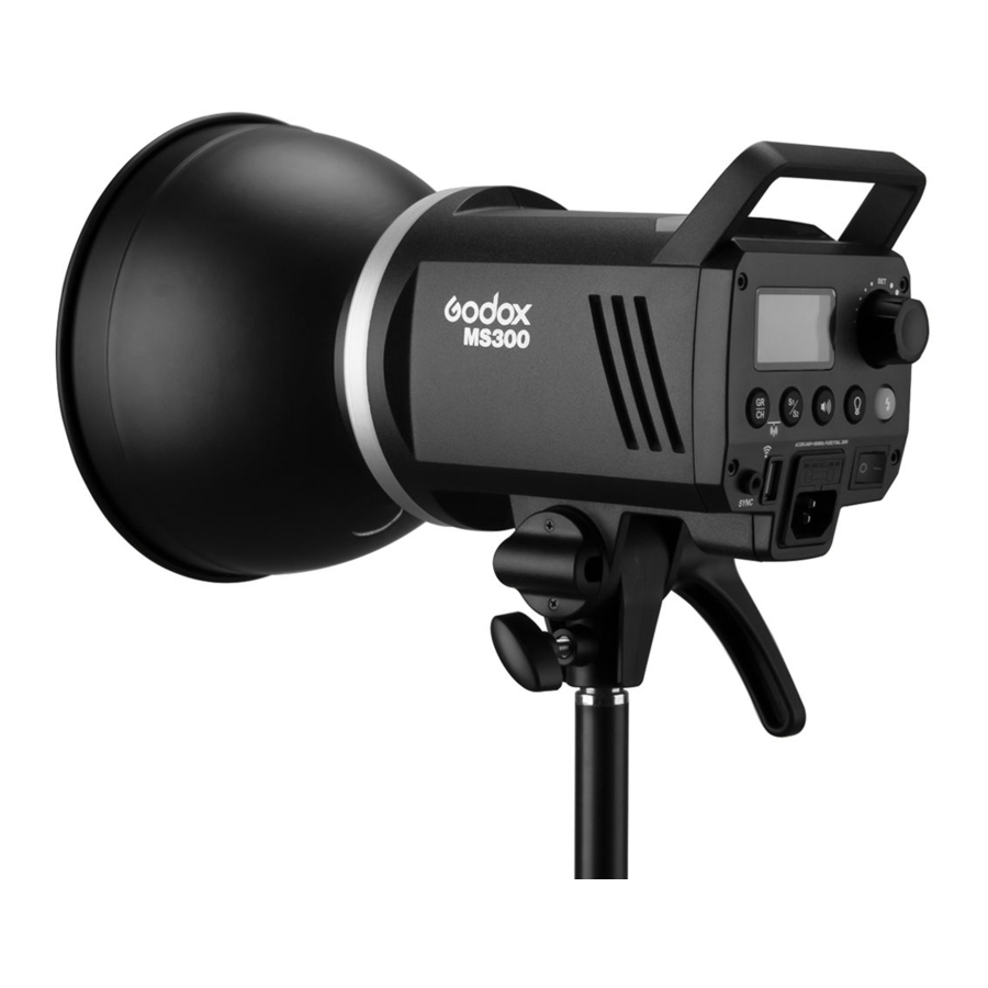 Godox MS200, MS300 - MS Series Compact Studio Flash Manual