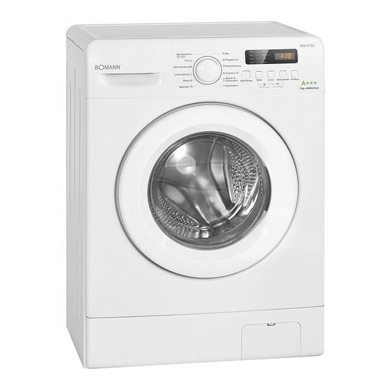 BOMANN WA 5722 Instruction Manual