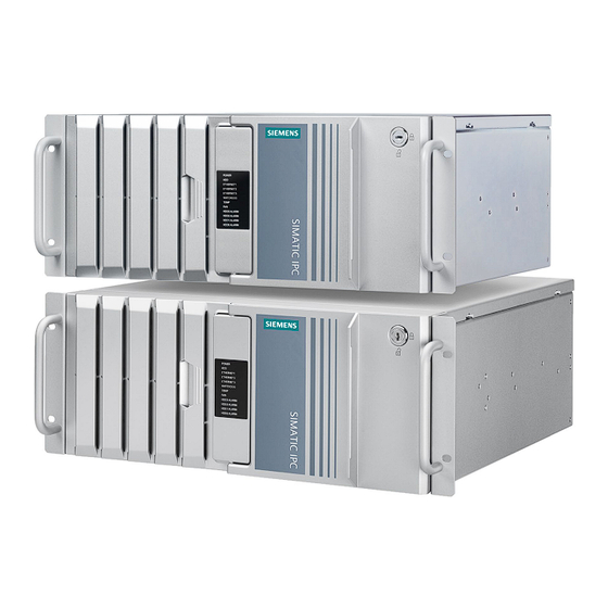 Siemens SIMATIC IPC RC-545A Operating Instructions Manual