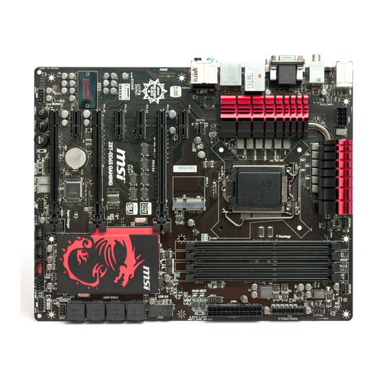 Msi Z87-GD65 GAMING Manuals | ManualsLib