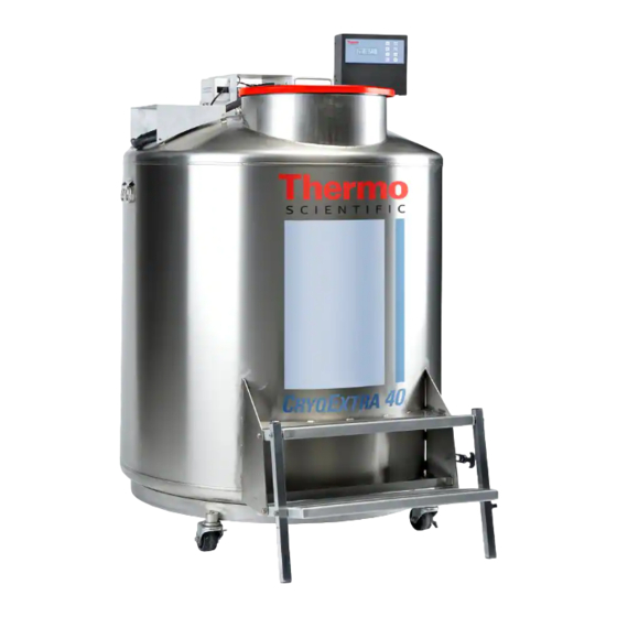 Thermo Scientific CryoExtra CE8100 Series Manuals
