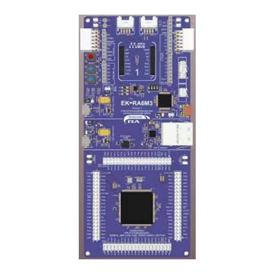 Renesas EK-RA6M3G v1 User Manual