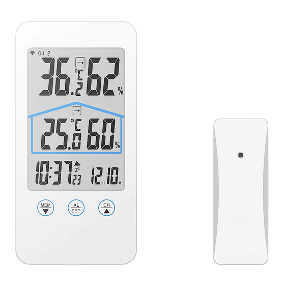 User Manuals: CO/Tech E0201ST2H2 Hygrometer Thermometer