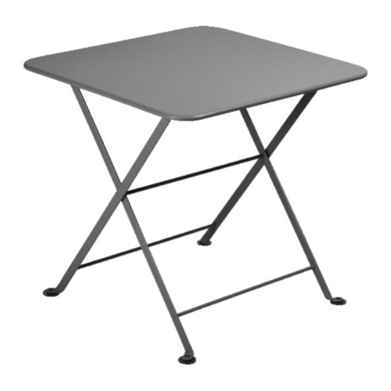 Bistro TOM POUCE table Quick Start Manual