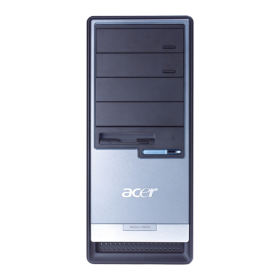 Acer Veriton 3700G User Manual