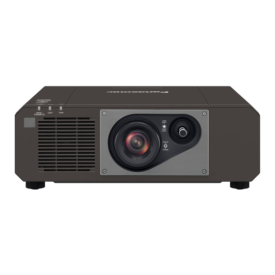 Panasonic PT-RZ570W Operating Instructions Manual