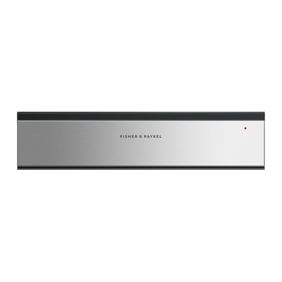 Fisher & Paykel 9 Series Installation Manual