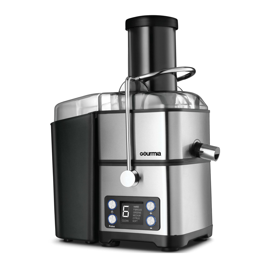 Gourmia GJ1455 - Whole Fruit Extraction Juicer Manual