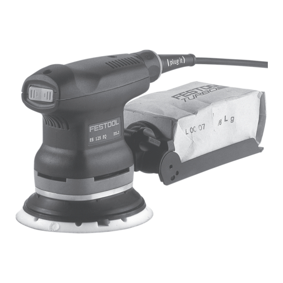 Festool ES 125 EQ Instruction Manual