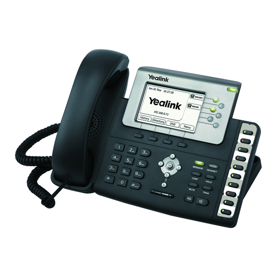 Yealink T19P User Manual