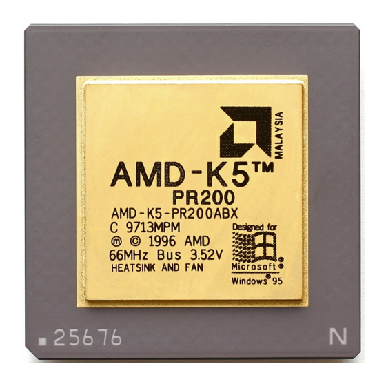 AMD K5 Technical Reference Manual