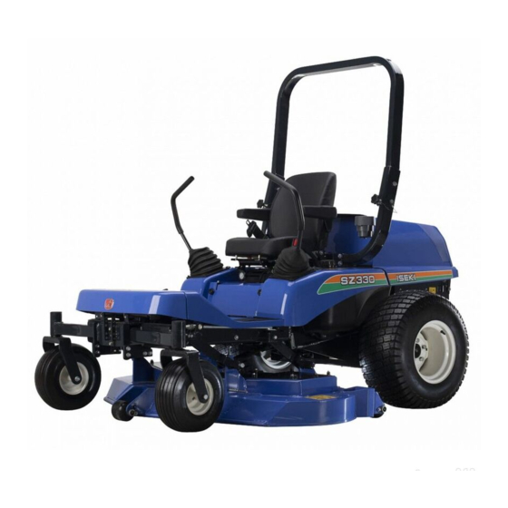 Iseki SZ330 Operation Manual
