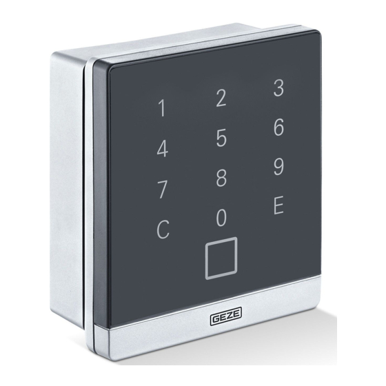 GEZE GCVR 300 Touch T Assembly And Installation Instructions Manual