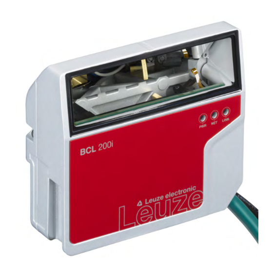 Leuze BCL 208i Original Operating Instructions