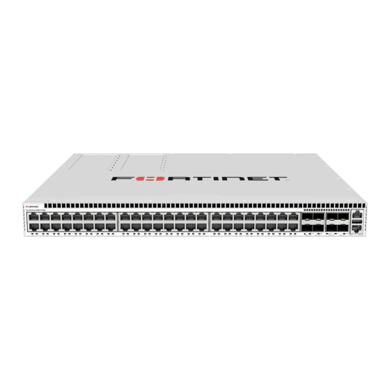 Fortinet FortiSwitch FS-648F Quick Start Manual