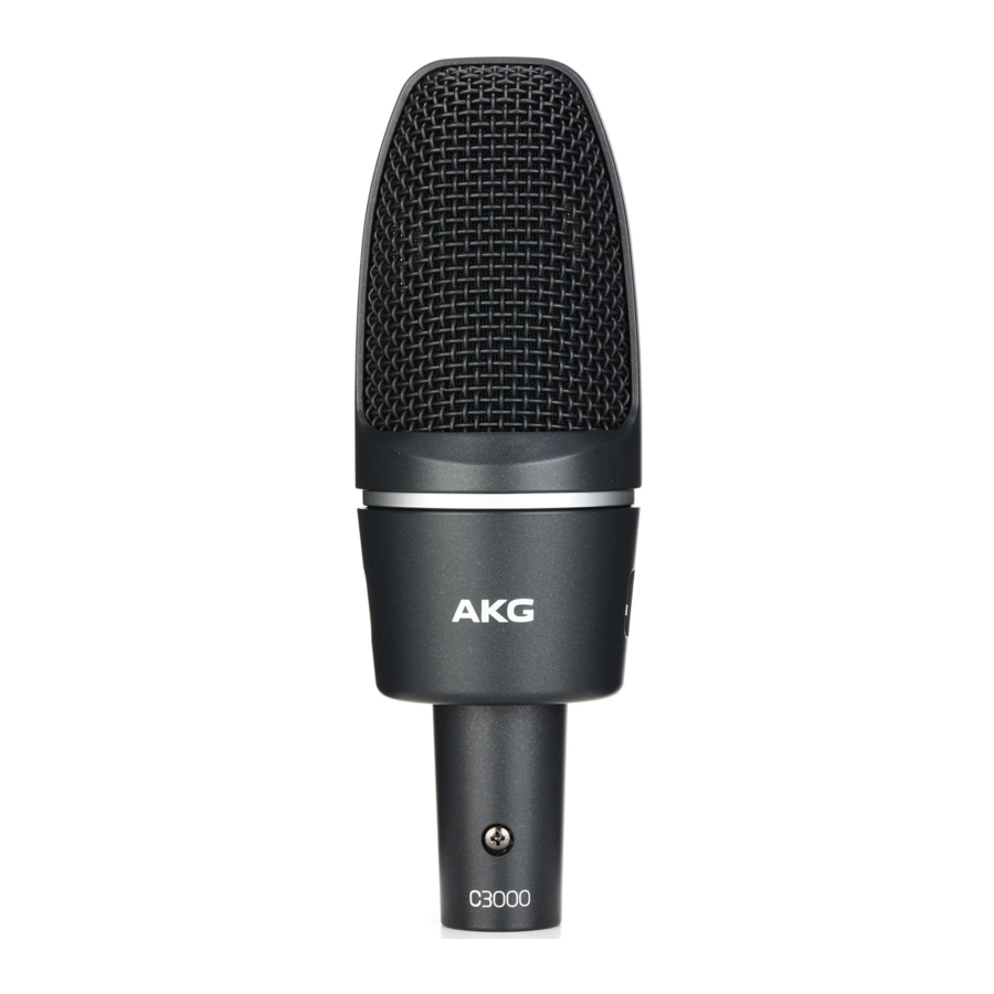 AKG C3000 Manual