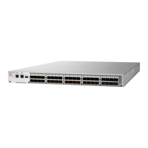 Brocade Communications Systems DS-5100B - Connectrix Switch - 8Gb Fibre Channel Manuals