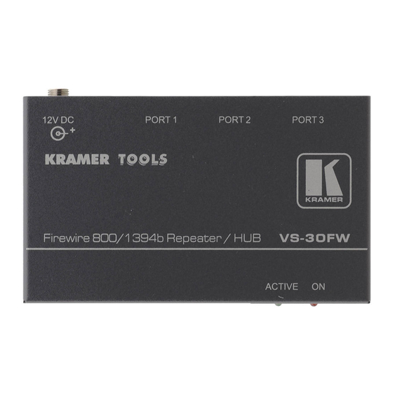 Kramer FireWire VS-30FW User Manual