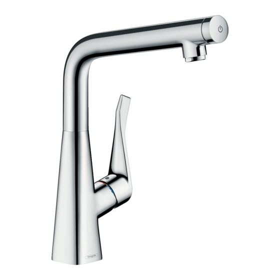 Hans Grohe Metris Select 320 1jet Instructions For Use/Assembly Instructions