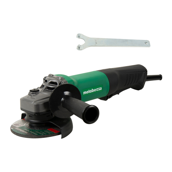 Metabo HPT G12SE3 Safety Instructions And Instruction Manual