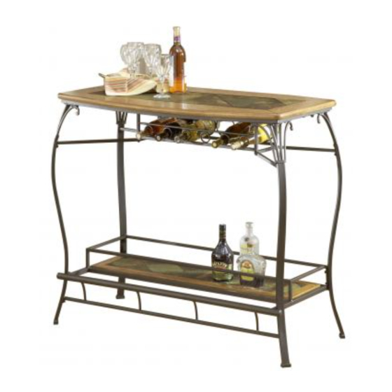 Hillsdale Furniture LAKEVIEW BAR 4264-890 Manual