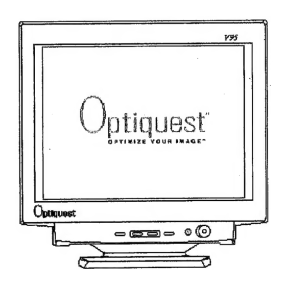 Optiquest V95-2 Manuals